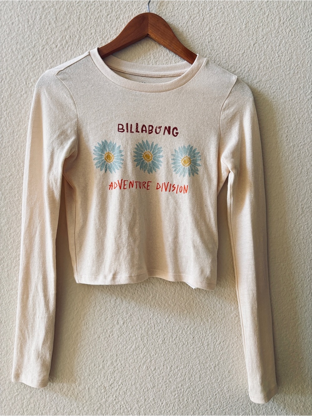 Billabong Long Sleeve Organic Tee Too Size S